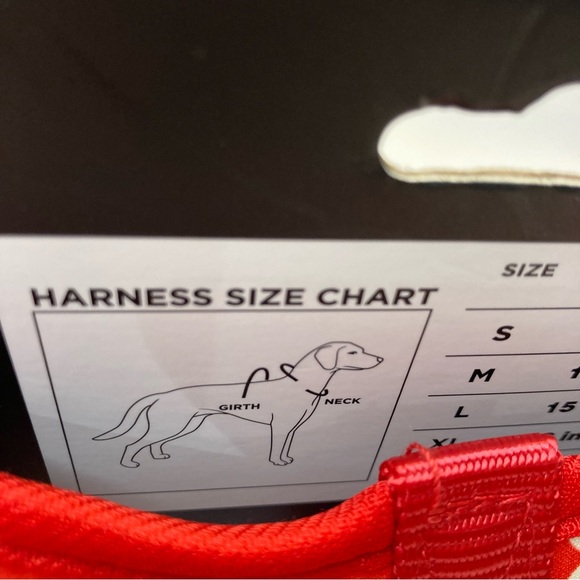 Disney Dog Harness Red with Mickey Heads Size Small - Picture 5 of 6